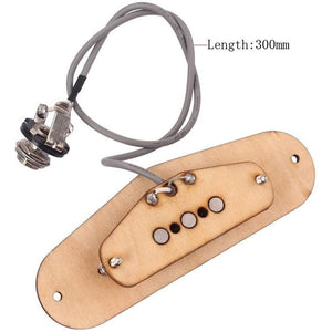 3-String Cigar Box Guitar Pickup with a Pre-Wired Jack