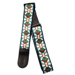 Guitar Strap Bohemian Style Embroidery Cotton Electric Acoustic Adjustable Soft
