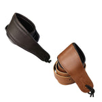 Brown Wide Padded Leather Strap