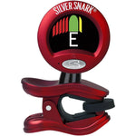 Rechargeable Snark Guitar Instrument Tuner Red Silver Clip On All (SIL-RED) 2 Pack RE