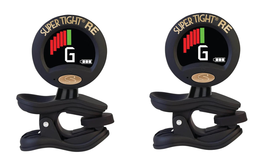 Rechargeable Snark Guitar Tuner Instrument ST-8 All High Definition Display 2pk RE