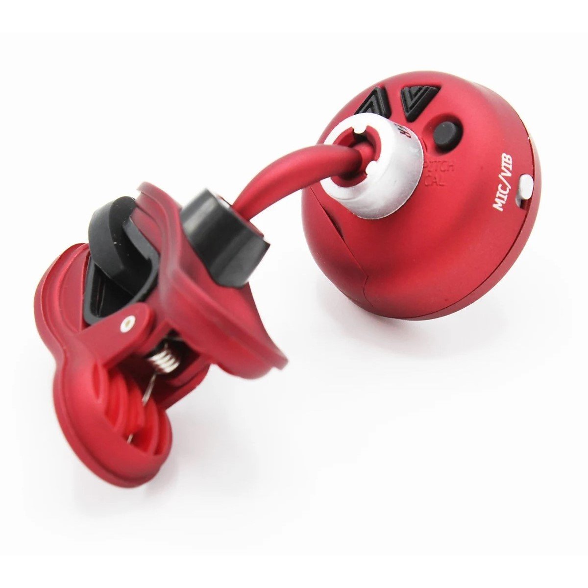 Rechargeable Snark Guitar Instrument Tuner Red Silver Clip On All (SIL-RED) 2 Pack RE