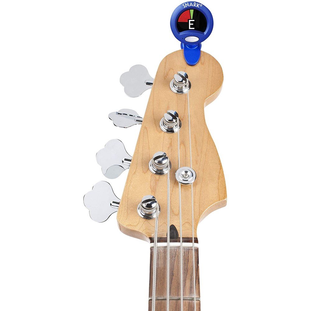 Rechargeable Snark Guitar Bass Instrument Tuner Clip On Chromatic SN1X Blue RE