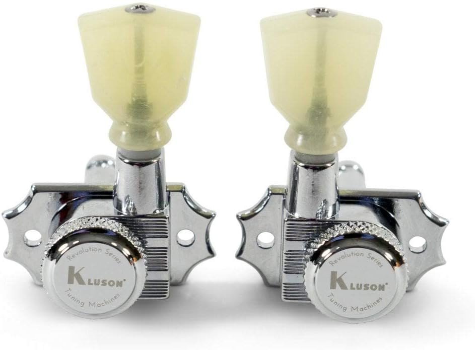 Kluson Locking Revolution Series G-Mount Machine Head Tuners - 3+3