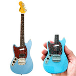 Axe Heaven Kurt Cobain Sonic Blue Left Handed Fender Mustang Mini Guitar Replica FM-001
