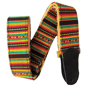 Henry Heller Tort-o Peruvian Inca Fabric Raggae Guitar Strap