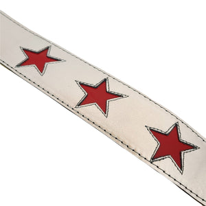 Henry Heller 2" Classic Star Leather Guitar Strap