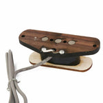 3-String Wooden Pickup + Hard Tail Bridge Cigar Box Guitar Bundle