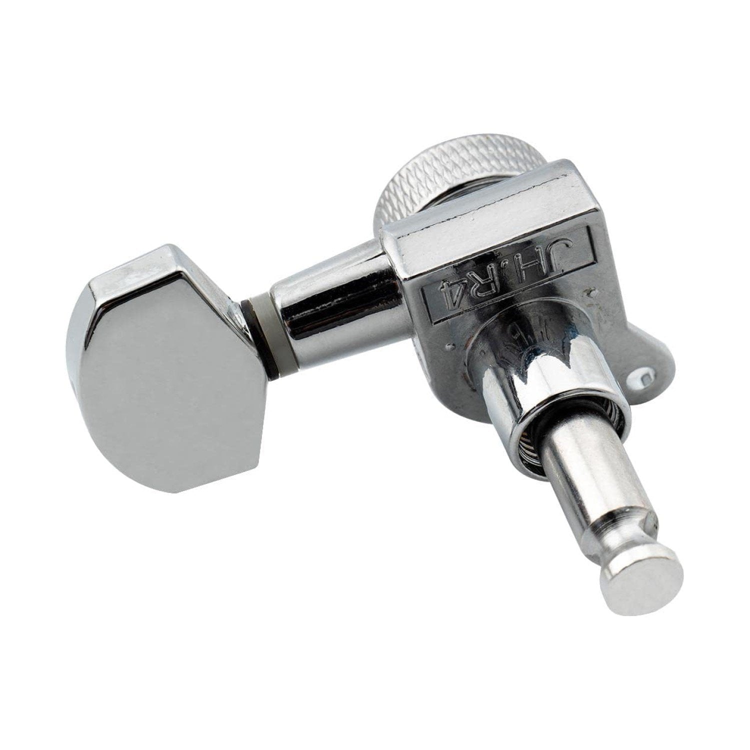 6-in-line Right Hand Locking Guitar Tuning Pegs, Chrome