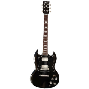 Axe Heaven Standard Black Ebony Gibson SG Mini Guitar Replica GG-221