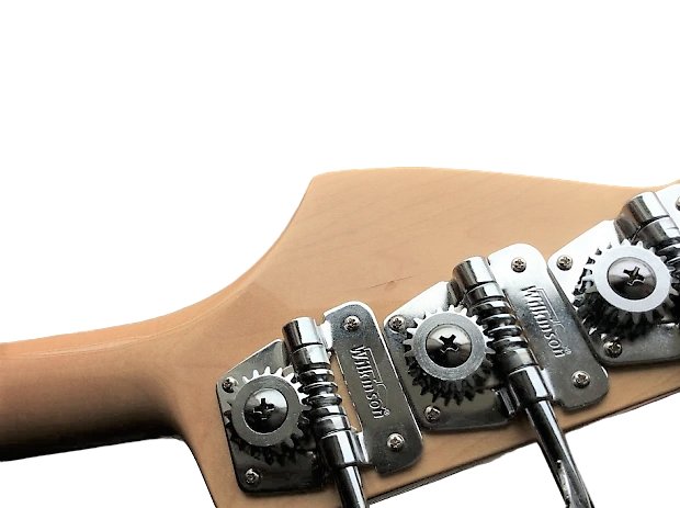 Wilkinson Open Frame Left Hand Bass Tuning Keys, Chrome