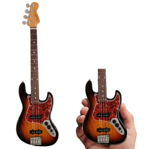 Axe Heaven Sunburst Fender Bass Mini Guitar Replica FJ-002