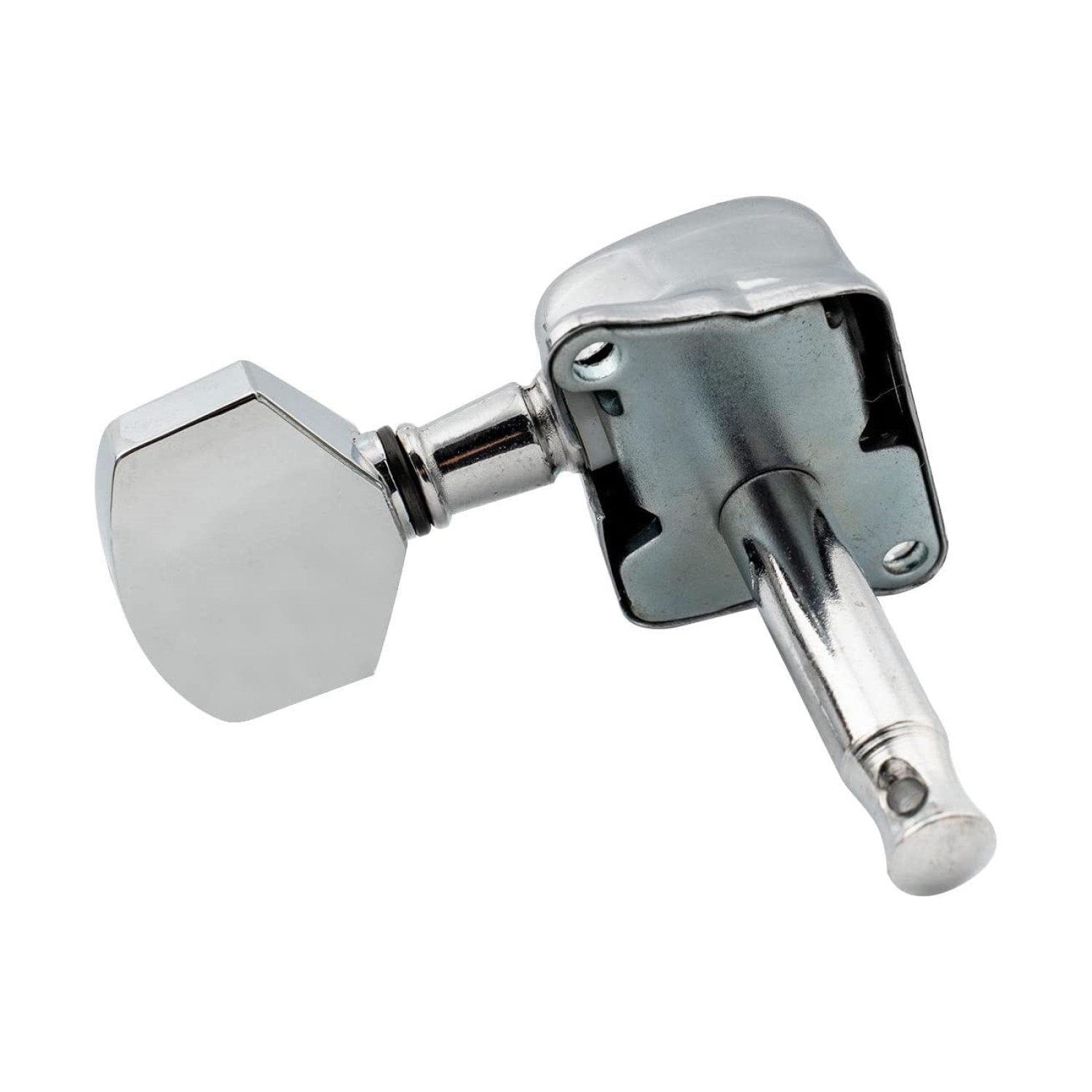 6-in-line Semi Sealed Guitar Tuning Pegs, Chrome