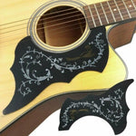 Black Hummingbird Acoustic Guitar Pickguard