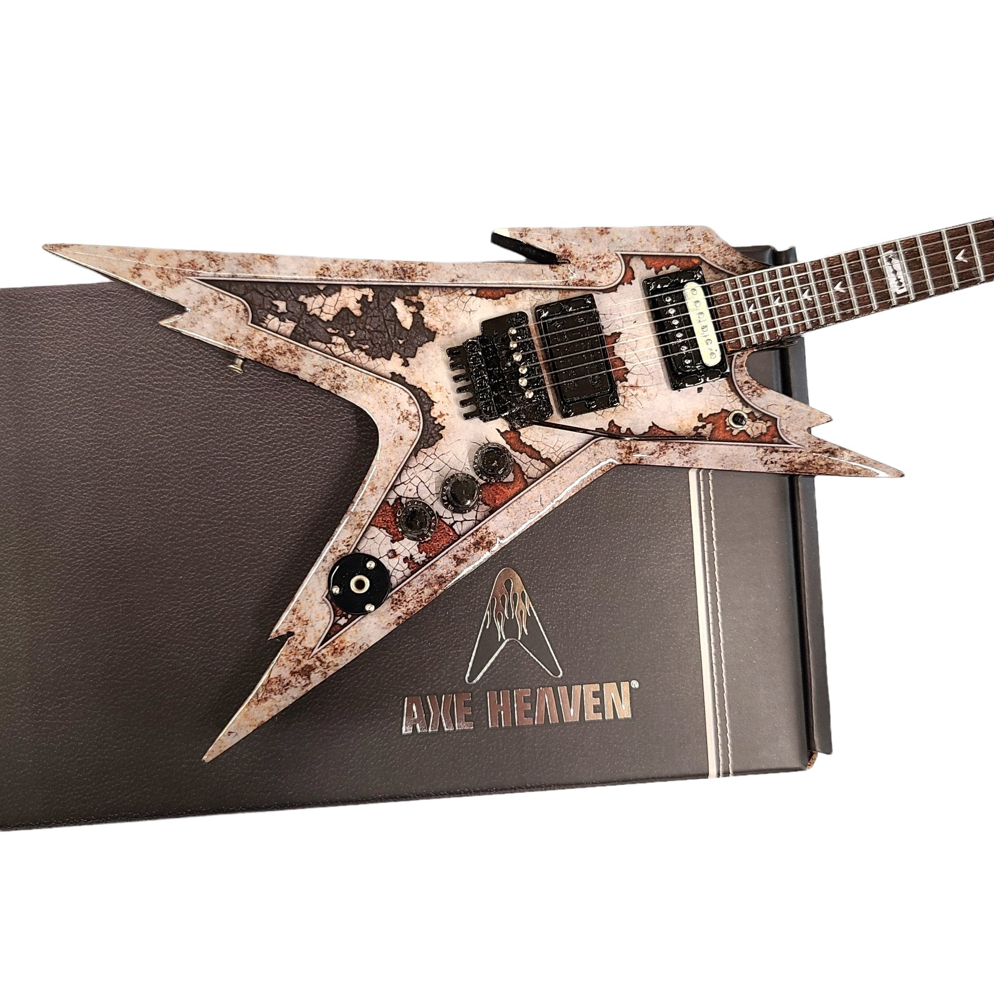 Axe Heaven Dimebag Darrell Dean Rust Razorback Mini Guitar Replica DD ...