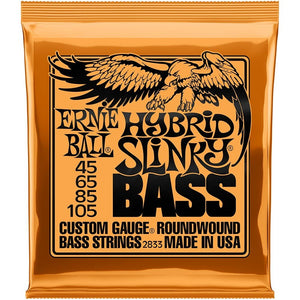 Ernie Ball Hybrid Slinky Nickel Wound Bass Strings, .045 - .105