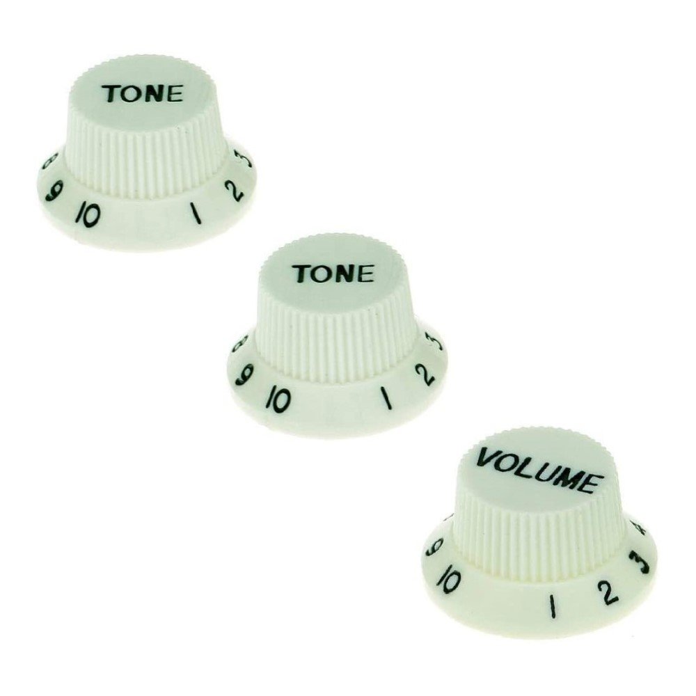 Mint Metric Control Guitar Knobs for Strat