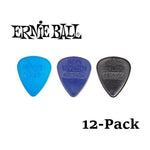Ernie Ball Nylon Picks bag of 12 Various Sizes Thin Medium or Hard
