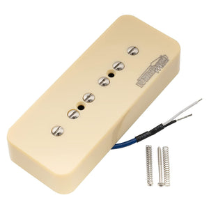 Wilkinson Ceramic P90 Soapbar Single Coil Pickups, Cream