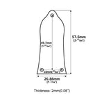 3 Hole Truss Rod Covers for Electric or Acoustic Guitar