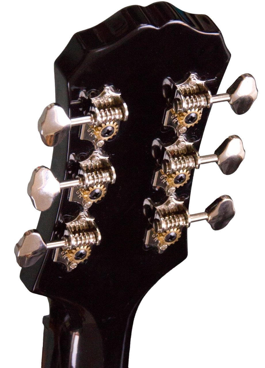 Grover 3x3 Vintage Sta-Tite Guitar Tuning Pegs, Nickel V97N