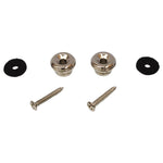 Two Guitar End Pin Strap Buttons Electric Acoustic With Screws And Pads