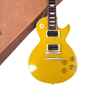 Axe Heaven Slash LP Victoria Gold Top 1:4 Scale Mini Guitar Replica, GG-136