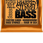 Ernie Ball Hybrid Slinky Nickel Wound Bass Strings, .045 - .105