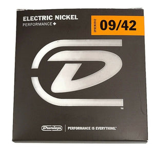 Dunlop Nickel Wound Electric Guitar Strings, Light, .009–.042 3-Pack Box