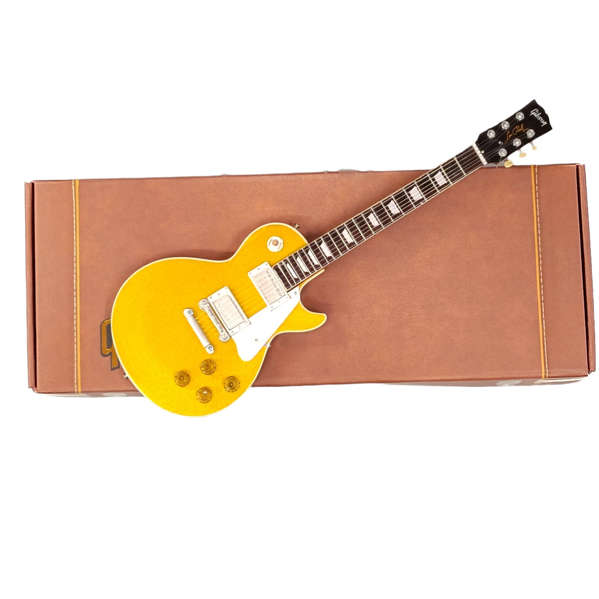 AXe Heaven Gibson 1957 LP Gold Top Mini Guitar Replica GG-121