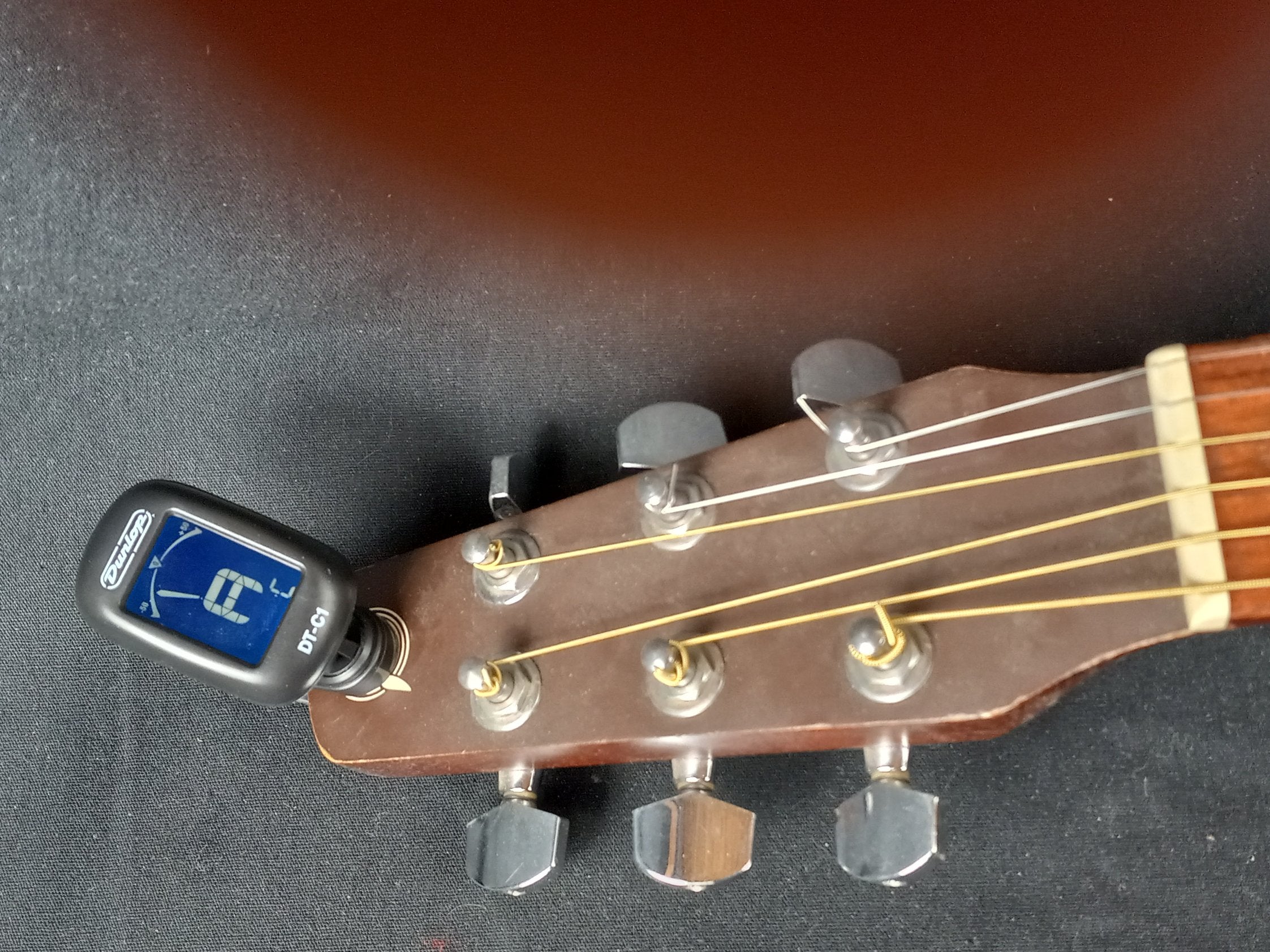 Dunlop Deluxe Chromatic Headstock Guitar Tuner DT-C1