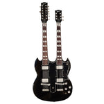 Axe Heaven Slash Gibson 1966 EDS-1275 Doubleneck Mini Guitar Replica, GG-226