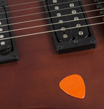 D'Andrea Snarling Dog Brain Nylon Guitar Pick Tin (Orange, 1.14mm)
