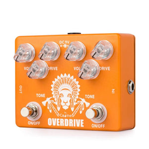 Caline Guitar Effect Pedal Overdrive Dual Distortion Metal True Bypass High Chief CP-70