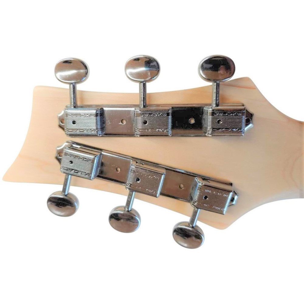 Wilkinson 3x3 Plate Guitar Tuning Pegs, Chrome