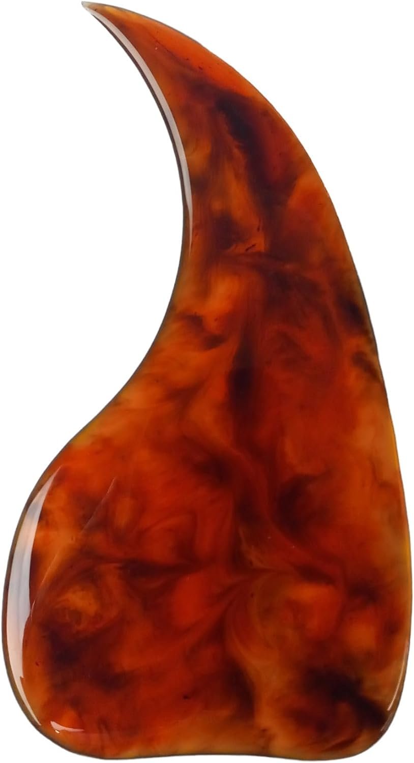 TORT Acoustic Guitar J45 Teardrop Style Pickguard - Bevelled Edge Premium Quality, Authentic Style and Thickness, and Easy Installation - Tortoise Shell Design