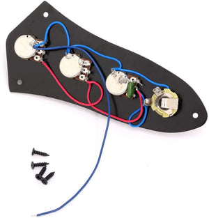 Wired Control Plate Set for Jazz Bass Guitar
