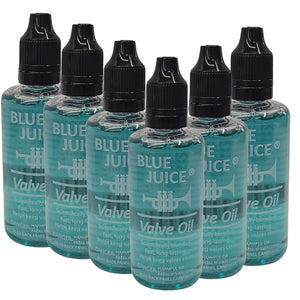 Blue Juice 2 Fluid Oz. Trumpet Valve Oil 6-Pack
