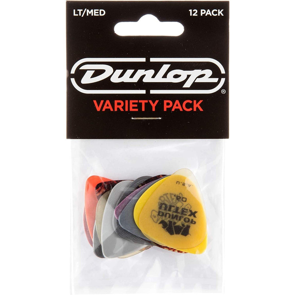 Dunlop Light and Medium Variety Guitar Picks, 12 Pack