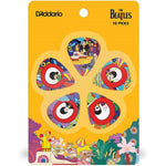 D'Addario Guitar Picks Beatles Yellow Submarine 10 Picks  Thin 2 Pack Bundle