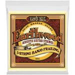 Ernie Ball Banjo Strings 5-string Earthwood Frailing 8020 Bronze Loop Ends 2061