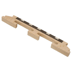 Golden Gate Deluxe 5-String Banjo Bridge With Bone Inserts, 1/2" High