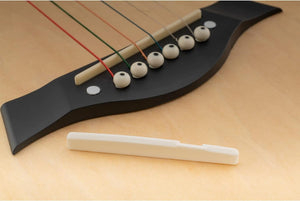 6 String Acoustic Guitar Buffalo Bone Bridge Saddle 72x3x8mm