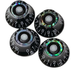 Abalone Circle Metric Control Guitar Knobs For Les Paul