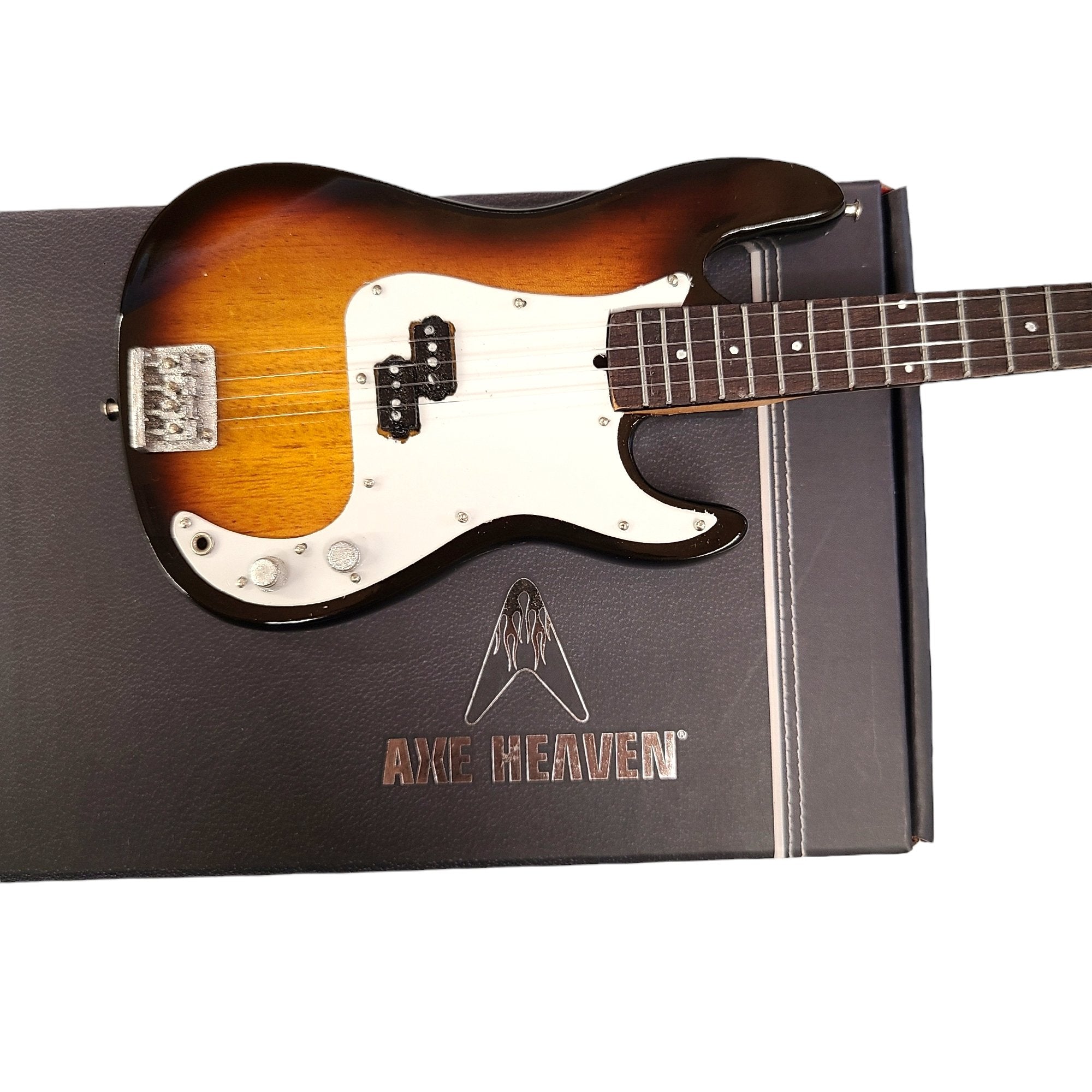 Axe Heaven Fender Sunburst Precision Bass Mini Guitar Replica FP-001