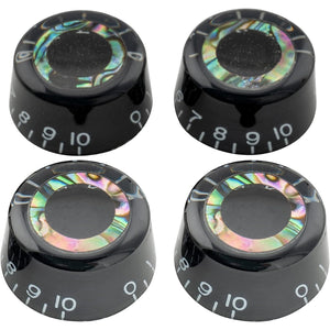 Abalone Circle Metric Control Guitar Knobs For Les Paul