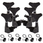 3x3 Sealed Bass Tuning Pegs, Black