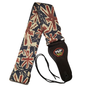 Uk British Flag 2" Wide Guitar Strap