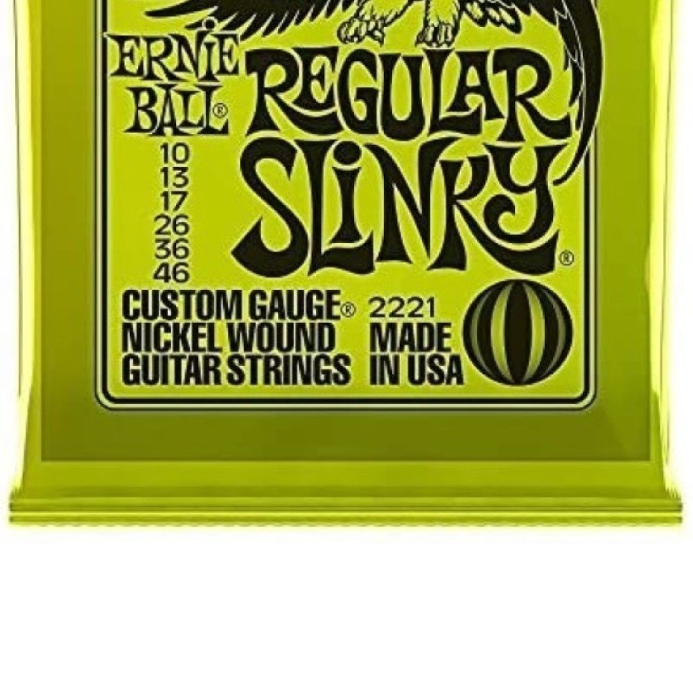Ernie Ball 2221 Regular Slinky Nickel Wound Electric Guitar Strings -  .010-.046