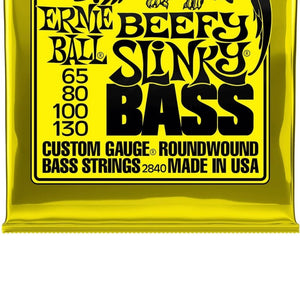 Ernie Ball Beefy Slinky Bass String Set, .065-.130